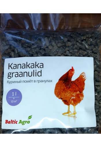 Куриный помёт "Kanakaka" (гранулированный) 
