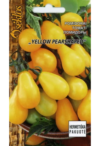 Tomat "Yellow Pearshaped" (Pärontomat)