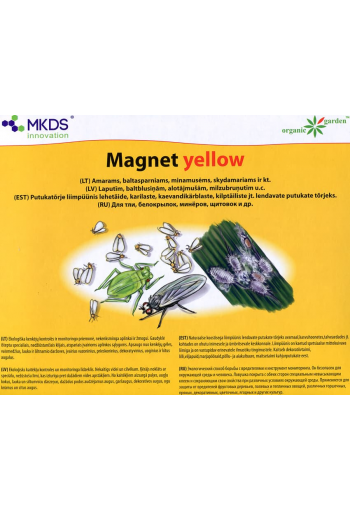 Färgade klibbiga fällor "Magnet Yellow"